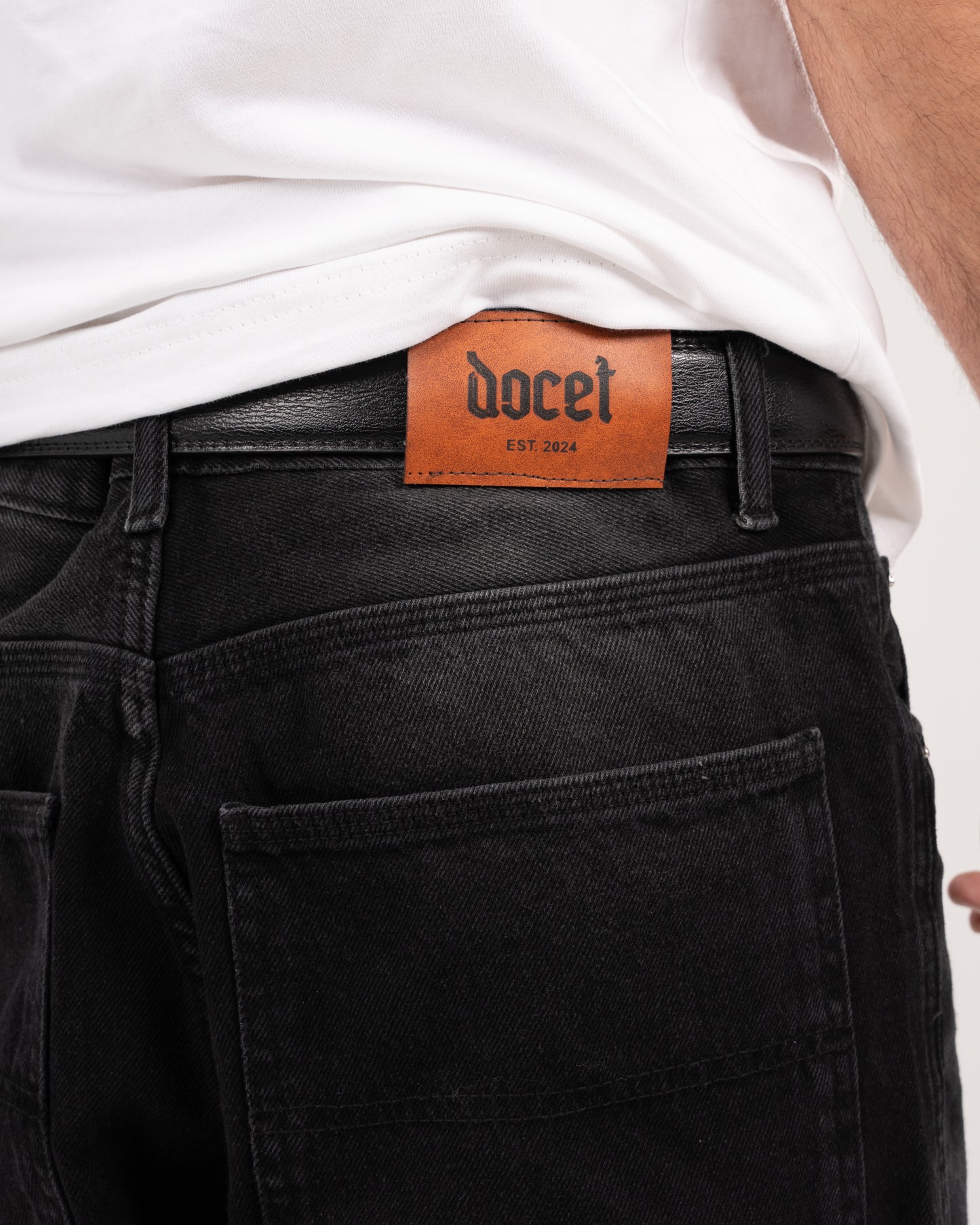 Docet Black Washed Denim
